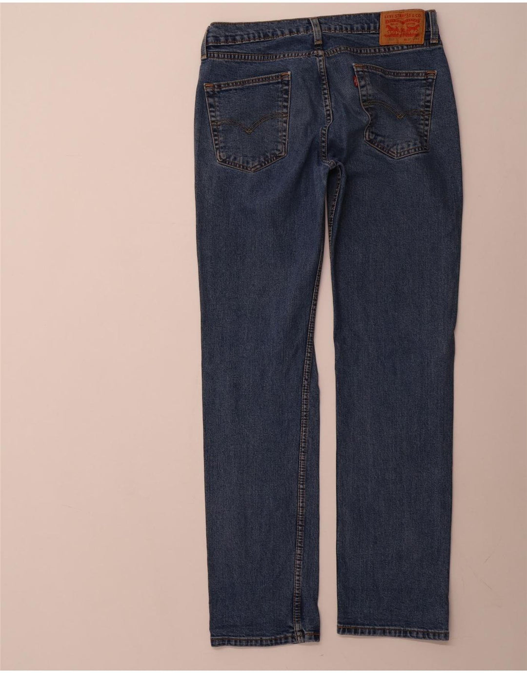Мужские прямые джинсы Levi's 514 W32 L34 синие, хлопок