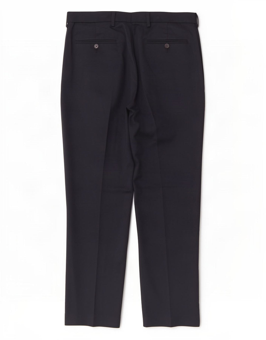 Мужские брюки стандартного костюма Marks & Spencer W36 L31 темно-синего цвета из полиэстера