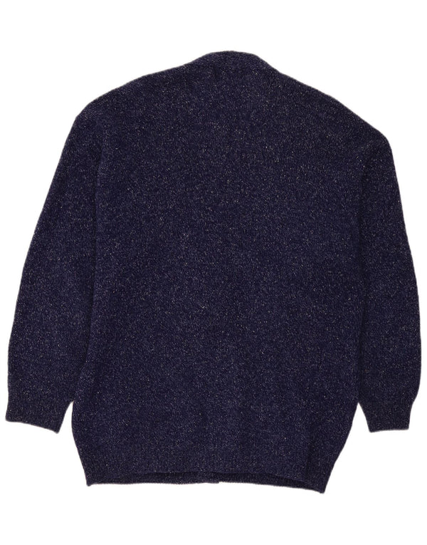 Мужской кардиган J.C. Twidd 2XL, синий аргайл/ромб, шерсть, классический