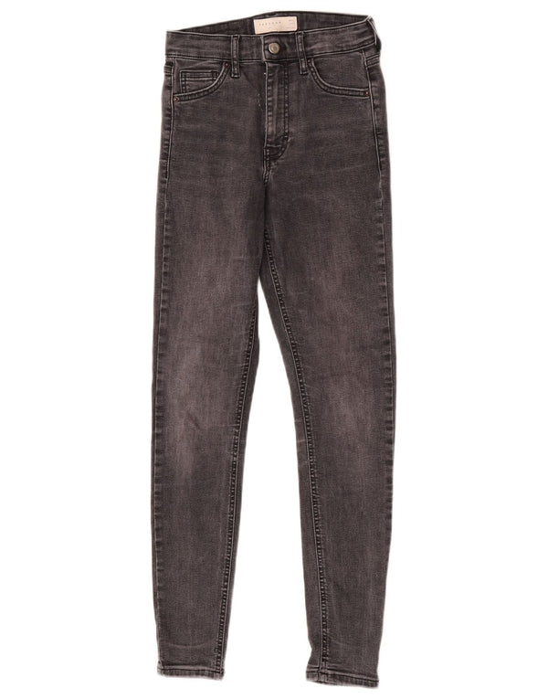 Женские джинсы скинни Topshop Jamie W25 L27, серый хлопок