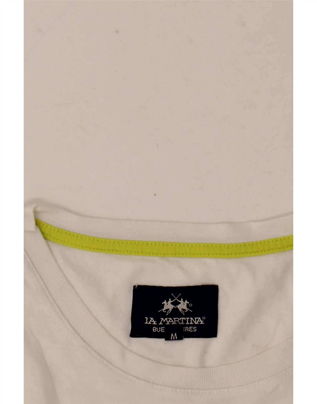 Мужская футболка с рисунком La Martina, средний белый