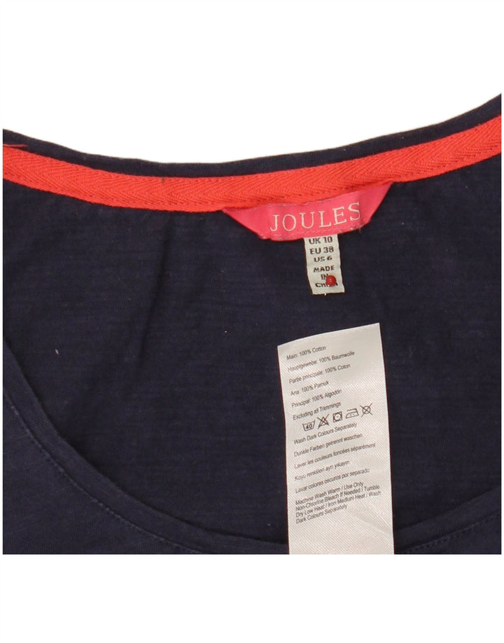 Женский жилет Joules UK 10, маленький, темно-синий, хлопок