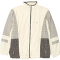 LOTTO Womens Tracksuit Top Jacket UK 14 Medium White Colourblock Polyester | Vintage Lotto | Thrift | Second-Hand Lotto | Used Clothing | Messina Hembry 