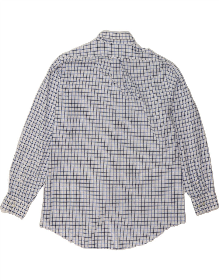 IZOD Mens Wrinkle Free Shirt Size 16 1/2 Large White Check Cotton Vintage Izod and Second-Hand Izod from Messina Hembry 