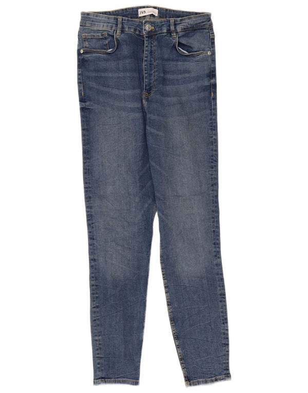 Женские джинсы скинни Zara EU 42, большие W32 L27, синие