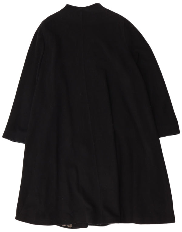 LADY H. Женское пальто оверсайз IT 49 XL, черное из овечьей шерсти