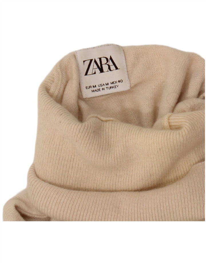 Мужской джемпер с высоким воротником Zara, средний бежевый