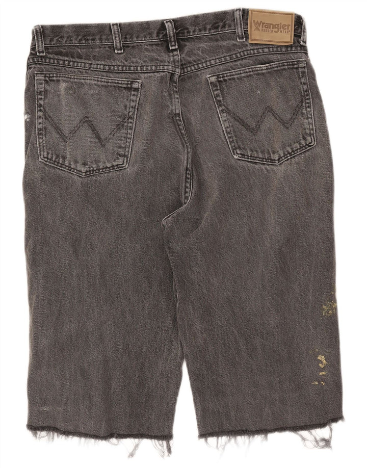 Мужские джинсовые шорты WRANGLER W38 XL, серые, хлопок