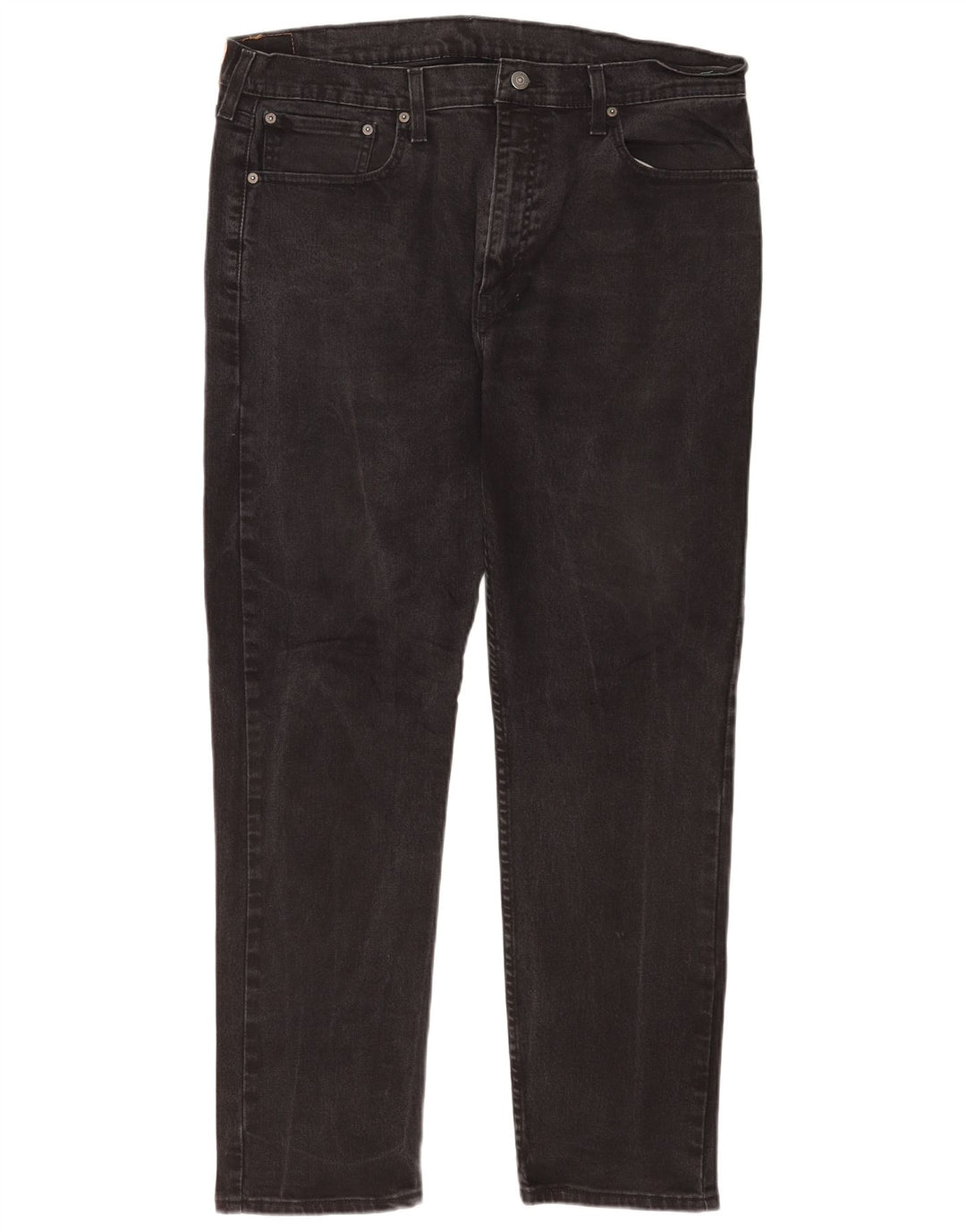 Мужские зауженные джинсы Levi's 502 W38 L32, черный хлопок