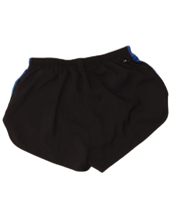 Мужские шорты для плавания Nike Dri Fit, большие черные полиэстер с цветными блоками