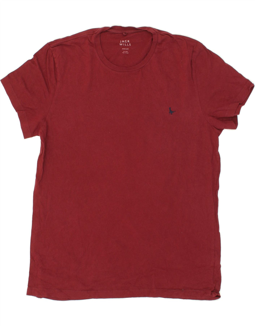 JACK WILLS Mens T-Shirt Top Medium Red Cotton Vintage Jack Wills and Second-Hand Jack Wills from Messina Hembry 