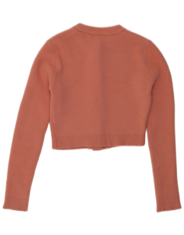 Женский укороченный кардиган Zara UK 10, маленький розовый
