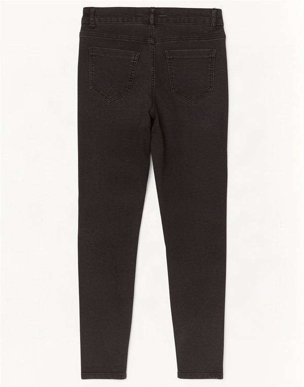 Женские джинсы скинни Zara EU 38, маленькие W28 L27, черные