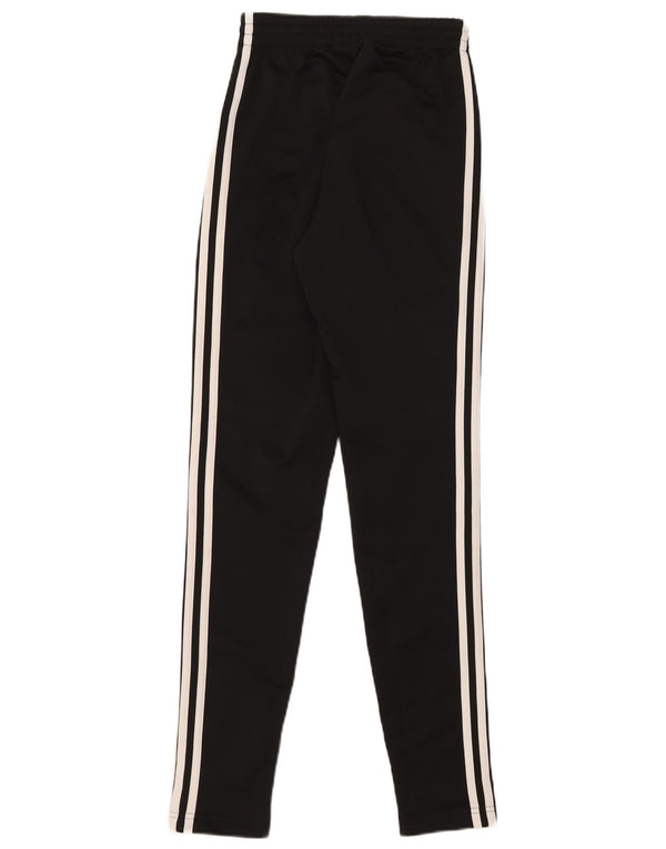 Adidas Womens Tracksuit Trousers UK 4 XS Black Polyester