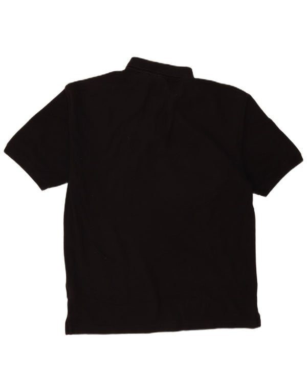 Fila Mens Polo Shirt XL Black Cotton