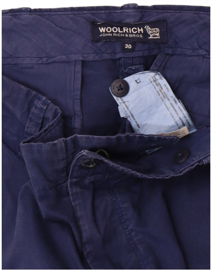 Мужские шорты чинос Woolrich W30, средний темно-синий, хлопок