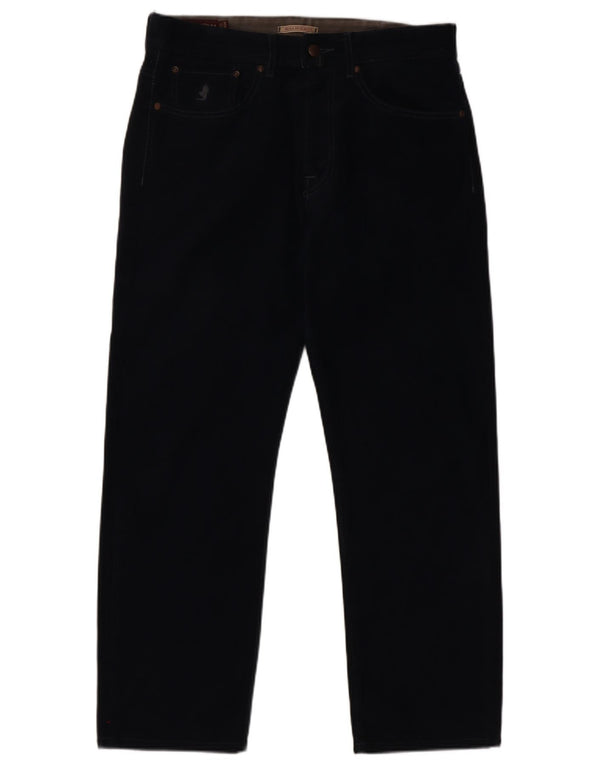 MARLBORO CLASSICS Мужские повседневные брюки стандартного кроя W32 L28 Темно-синие