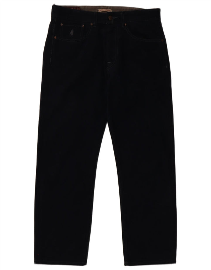 MARLBORO CLASSICS Мужские повседневные брюки стандартного кроя W32 L28 Темно-синие