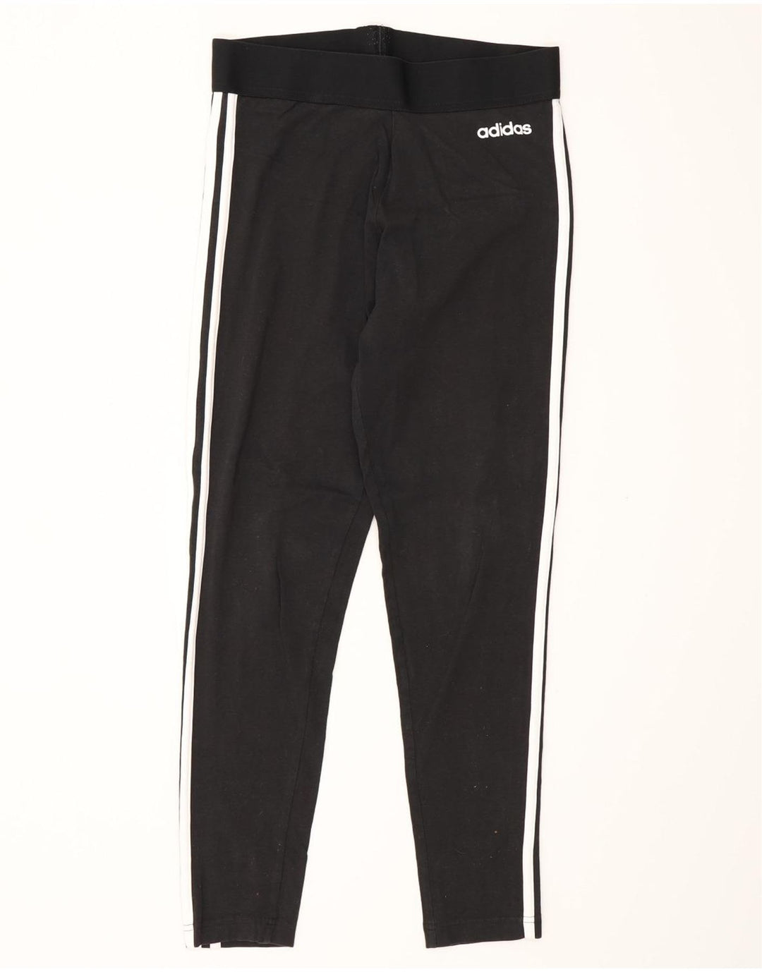 Женские леггинсы Adidas UK 12/14, средний черный хлопок, черный
