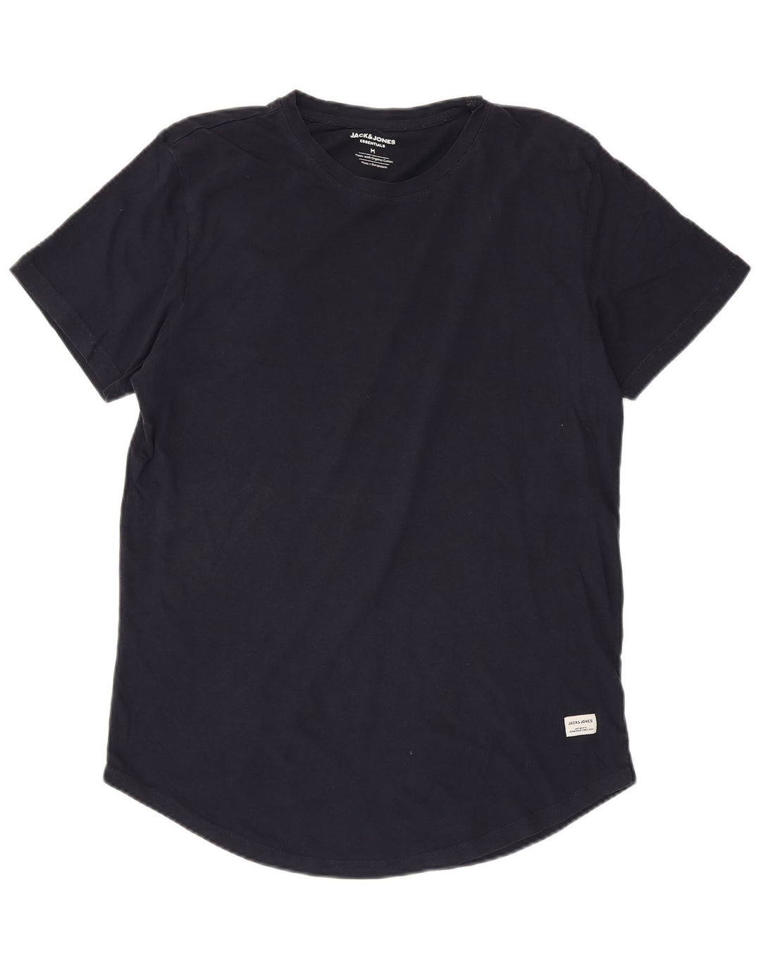Мужская футболка Jack & Jones Top среднего темно-синего цвета