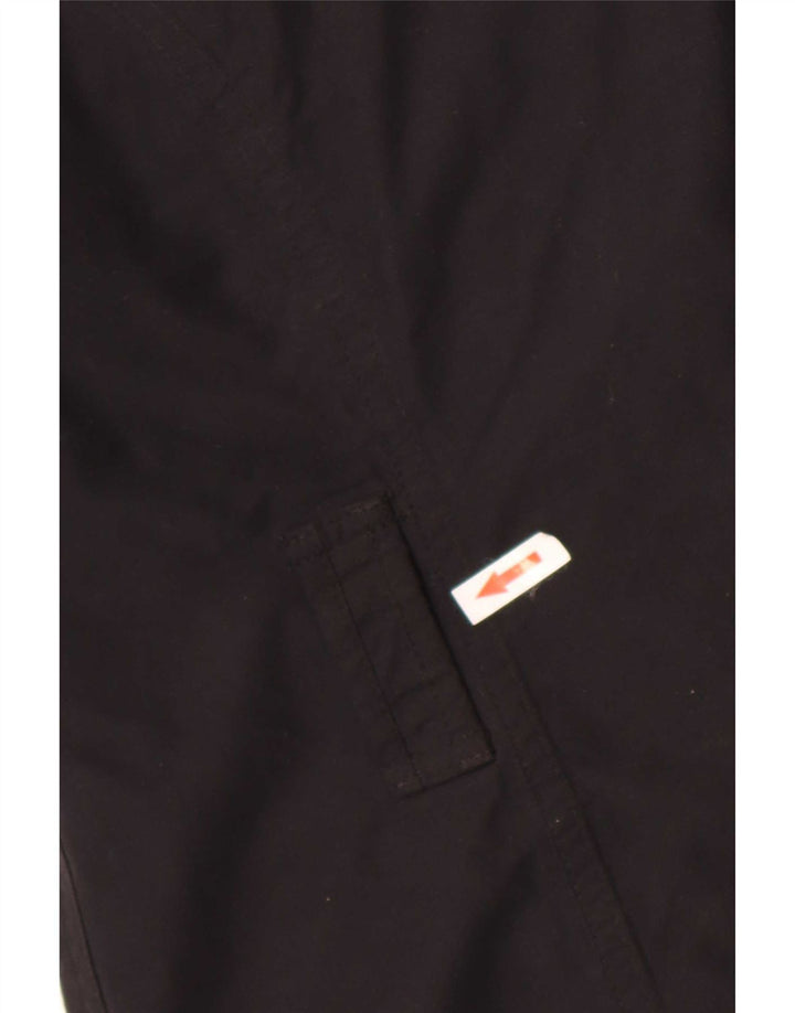 Женская дождевик с капюшоном Barbour UK 14, большой черный хлопок