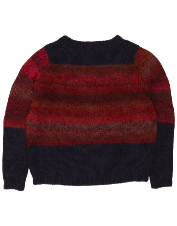 Женский джемпер с вырезом «лодочка» Replay UK 10, маленький темно-синий с цветными блоками