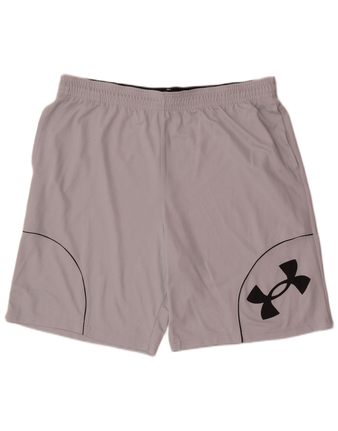 Мужские спортивные шорты с рисунком Under Armour 2XL, серые, полиэстер