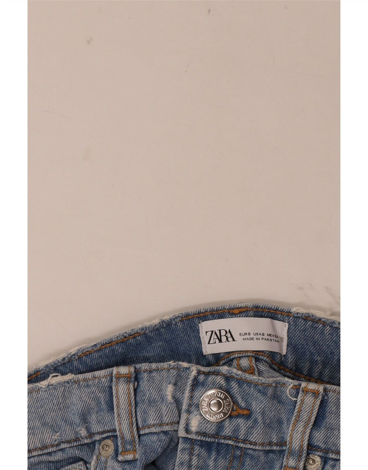 Женские джинсовые шорты Zara, маленькие W26, синие