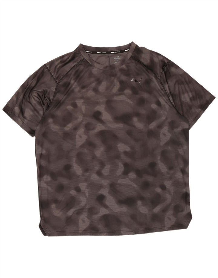 Мужская футболка Puma Top XL Серая камуфляжная полиэстер