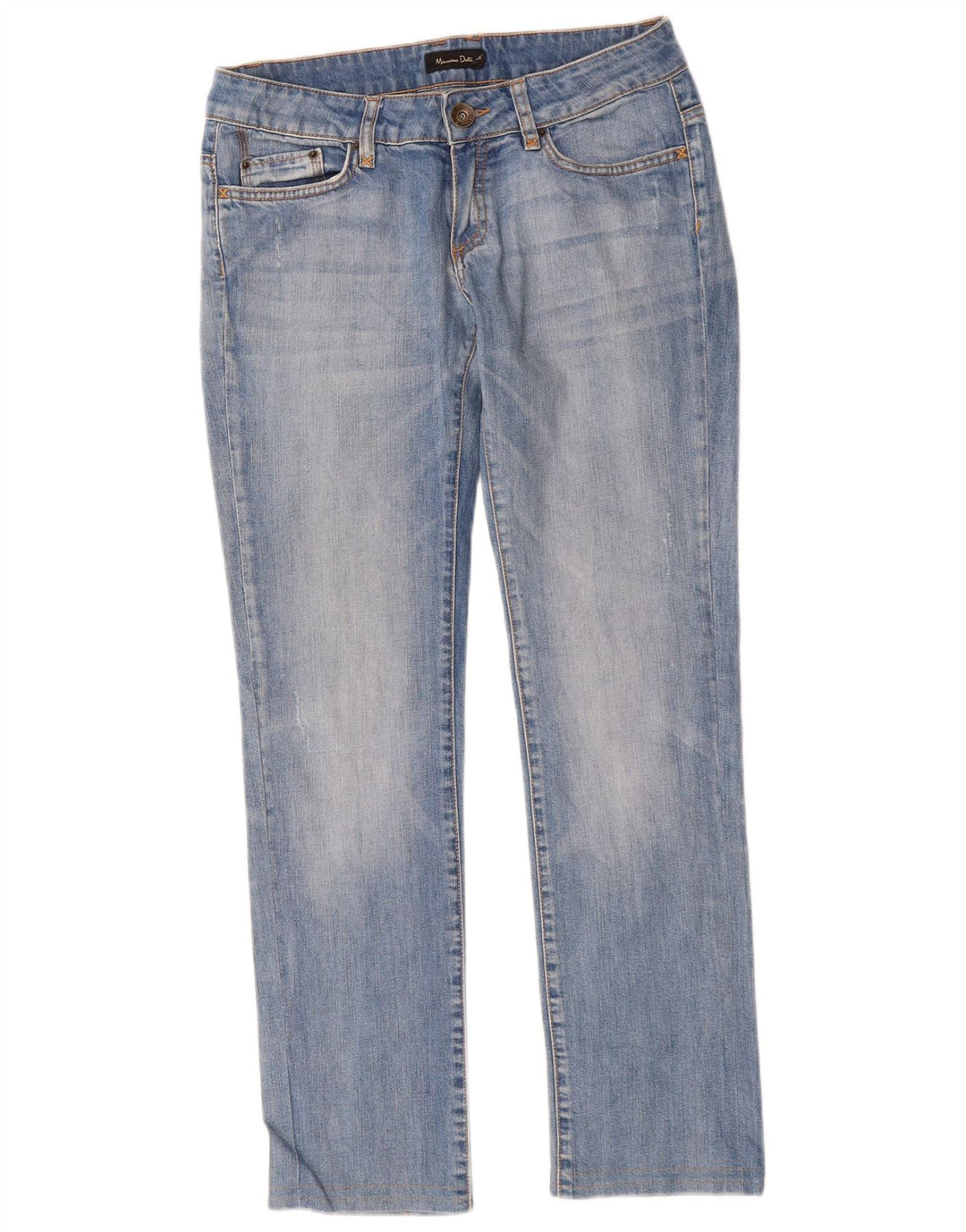 Женские узкие джинсы MASSIMO DUTTI EU 38, маленькие W28 L29, синие, хлопок