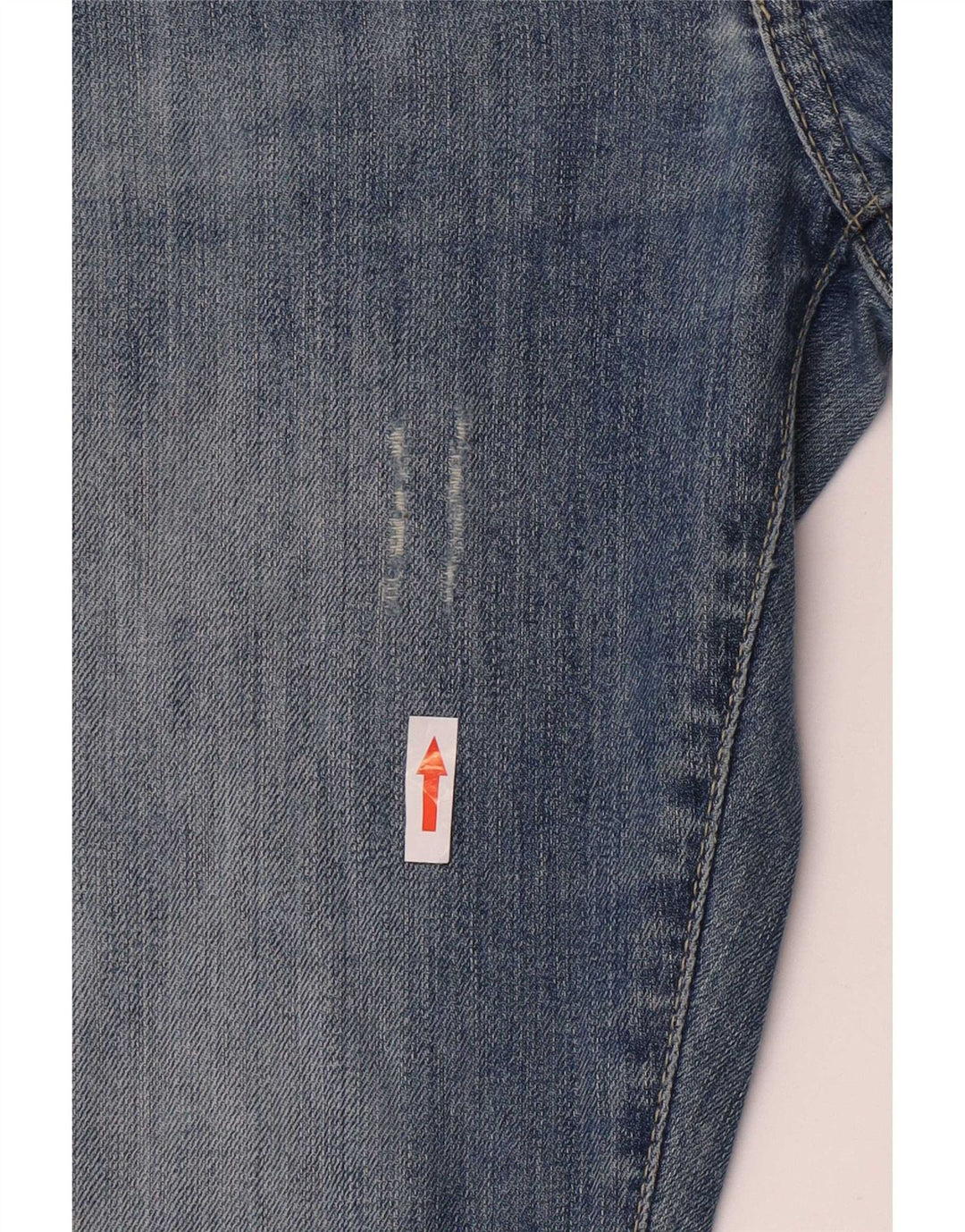 Женские потертые узкие джинсы Calvin Klein W32 L33 синие