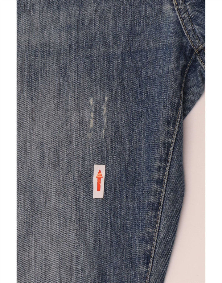 Женские потертые узкие джинсы Calvin Klein W32 L33 синие