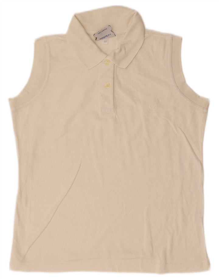 Рубашка поло женская без рукавов AUSTRALIAN L'ALPINA IT 44 Medium Off White