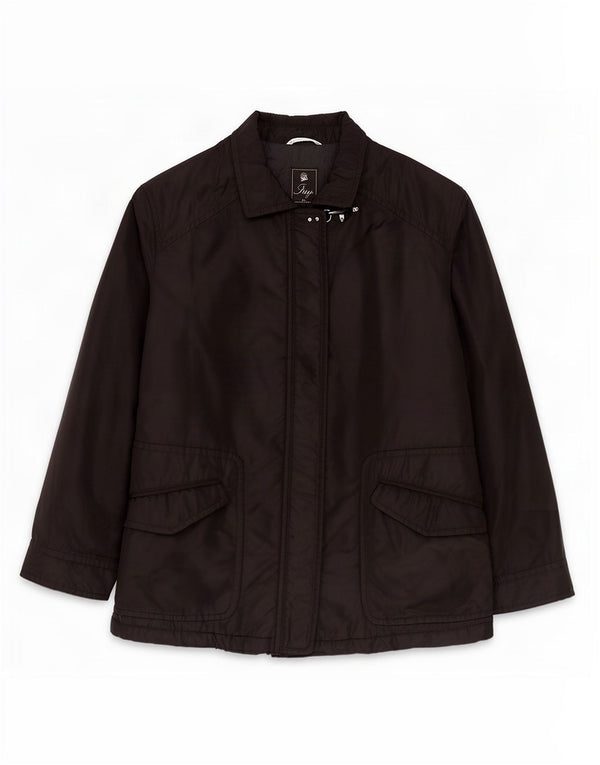 Fay Womens Windbreaker Jacket UK 18 XL Black