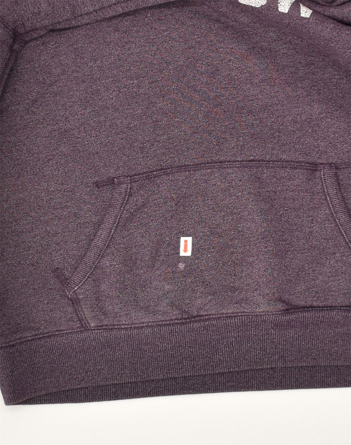 JACK WILLS Womens Graphic Hoodie Jumper UK 12 Medium  Grey Cotton | Vintage Jack Wills | Thrift | Second-Hand Jack Wills | Used Clothing | Messina Hembry 