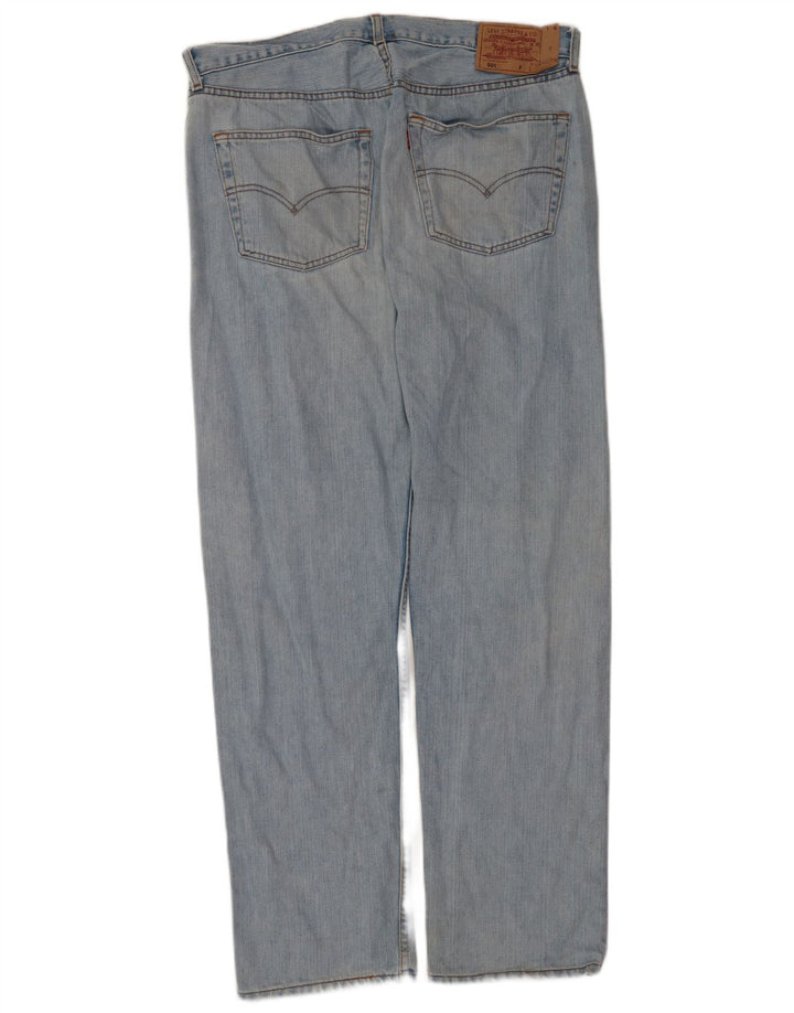 Мужские прямые джинсы Levi's 501 W38 L34 синие, хлопок