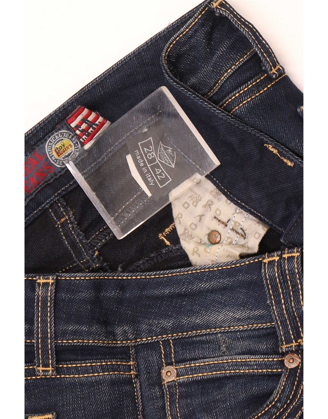 Женские узкие джинсы Roy Rogers IT 42 Medium W28 L28 Синие