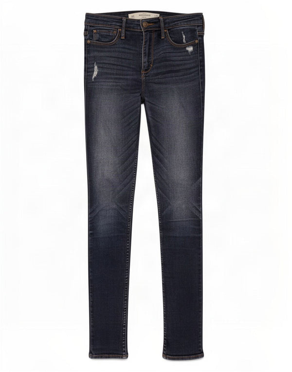 Женские джинсы скинни Abercrombie & Fitch США 2 XS W26 L31 Темно-синие
