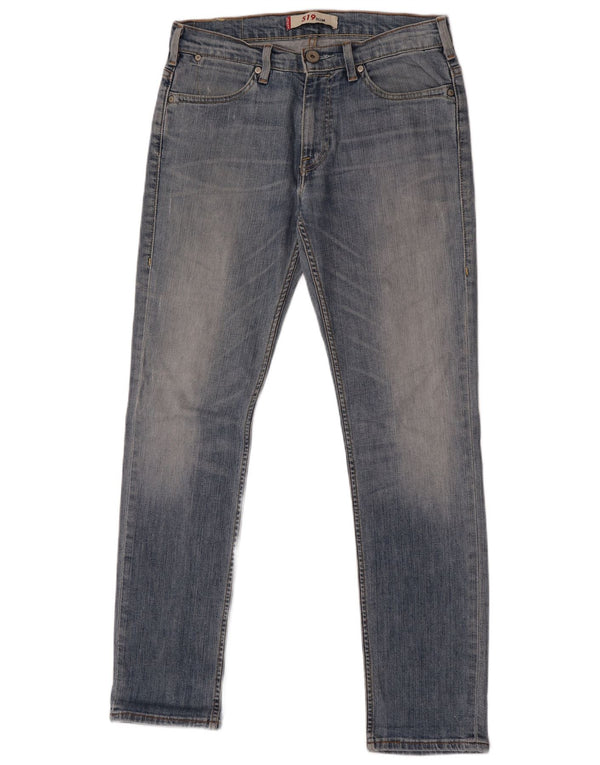 Женские джинсы Levi's Slim 519 W30 L32 синие