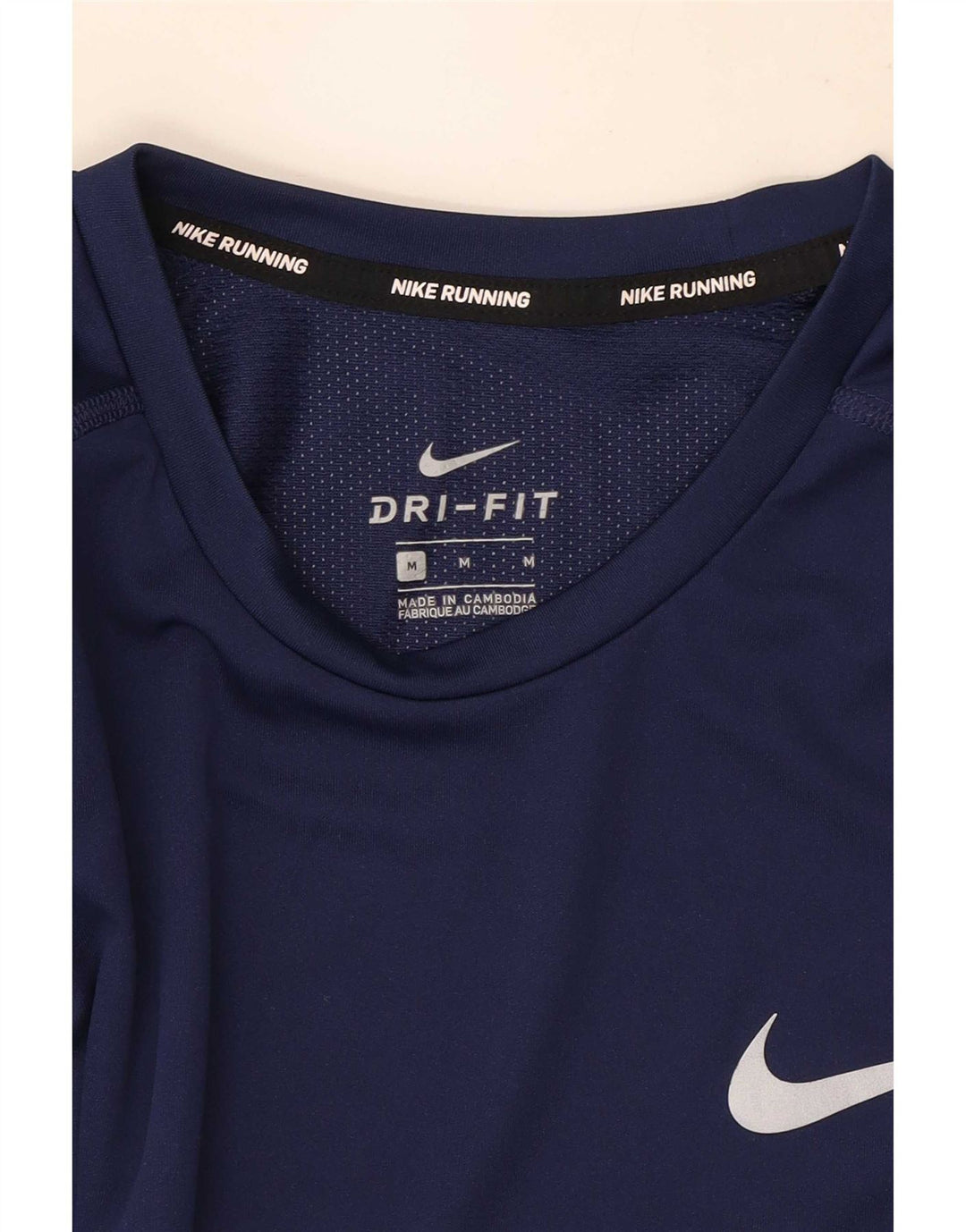 Мужская футболка Nike Dri Fit, средний темно-синий