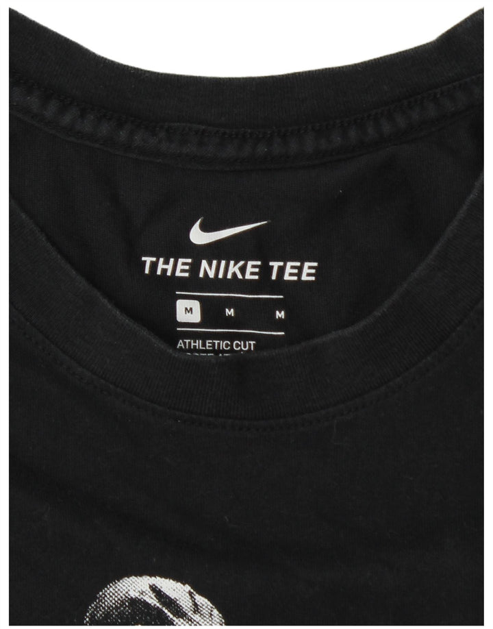 Мужская футболка с рисунком Nike Athletic Cut, средний черный