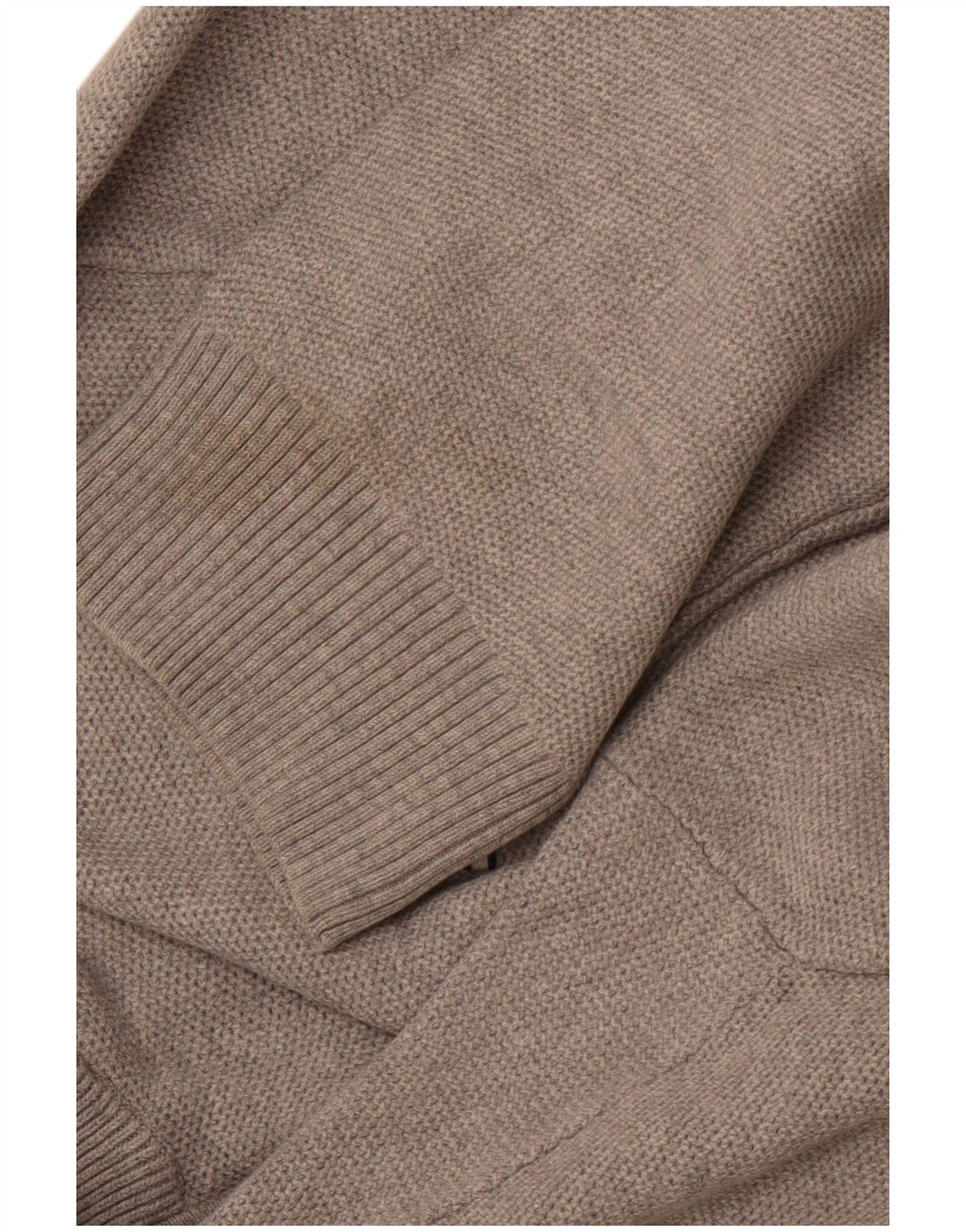 TOMMY HILFIGER Мужской джемпер с воротником на молнии XL, серый хлопок