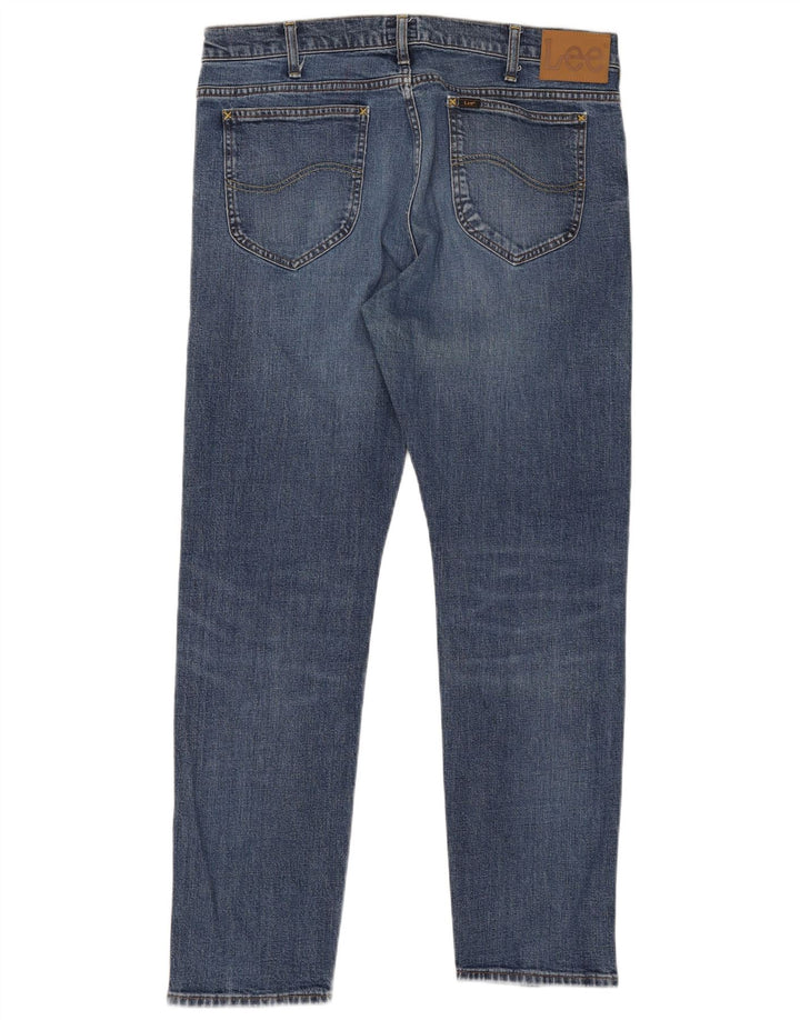 Мужские джинсы Lee Rider Slim W36 L32, синий хлопок