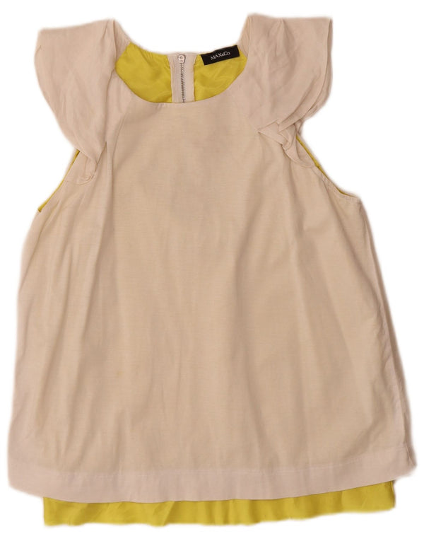 Макс и Ко. Женская блузка Top UK 12 Medium Off White