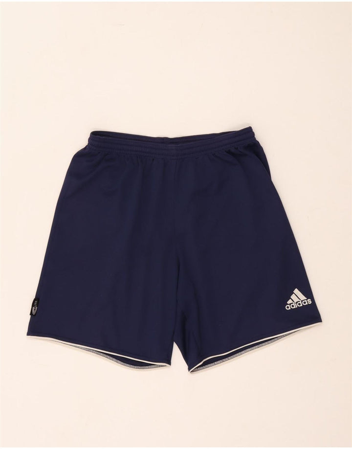Мужские спортивные шорты Adidas, маленькие, темно-синие, полиэстер