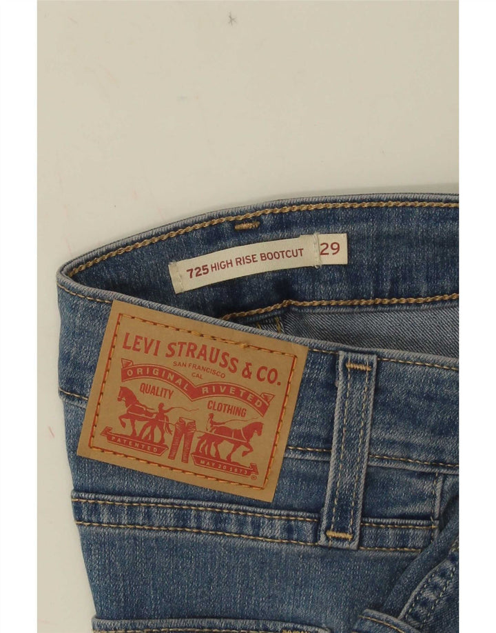 Женские джинсы Levi's 725 с высокой талией W29 L29 синие