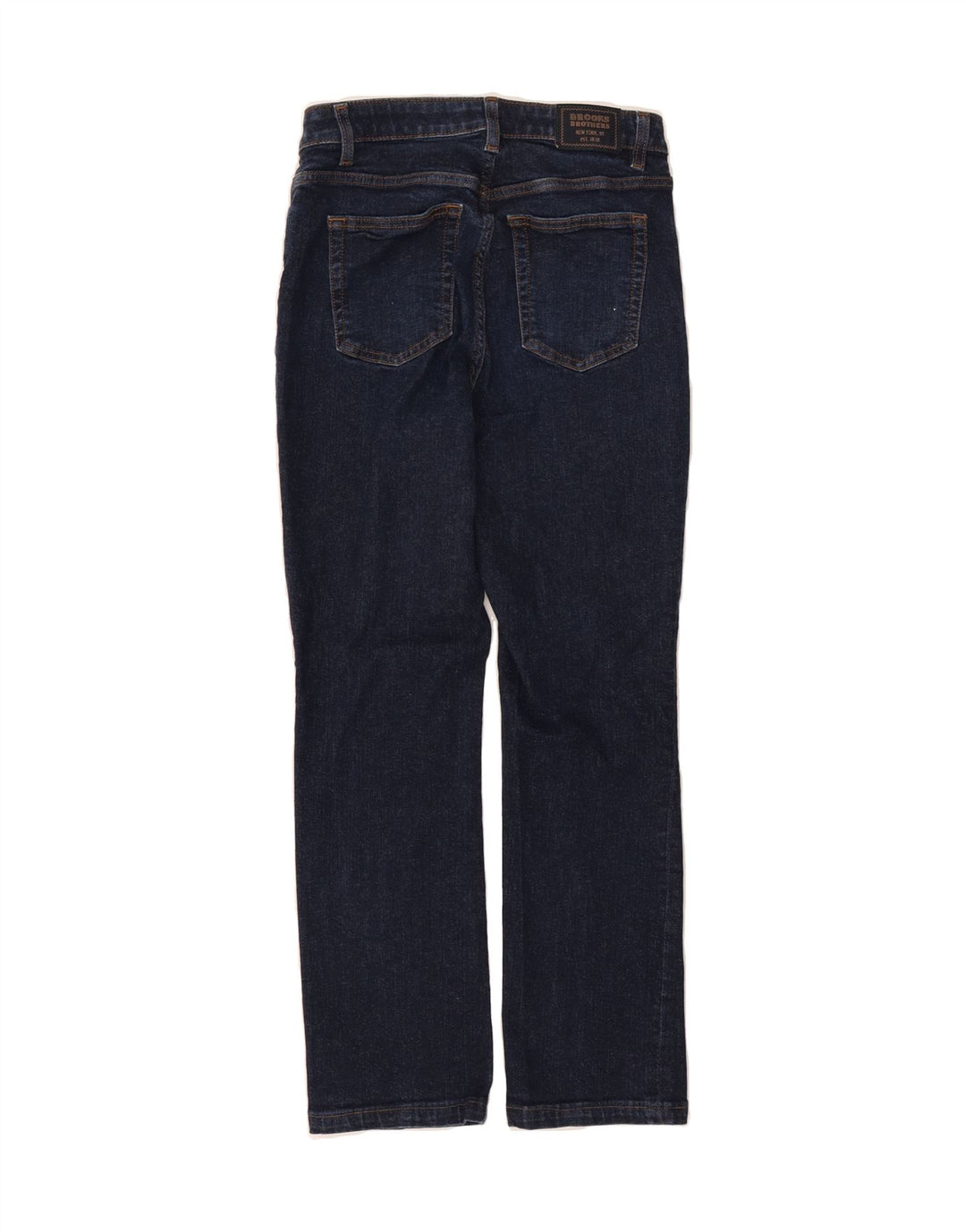 BROOKS BROTHERS Womens Straight Jeans US 6 Medium W28 L27 Navy Blue Vintage Brooks Brothers and Second-Hand Brooks Brothers from Messina Hembry 