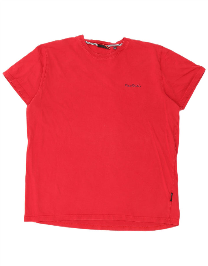 Мужская футболка Pierre Cardin Top 2XL красная, хлопок