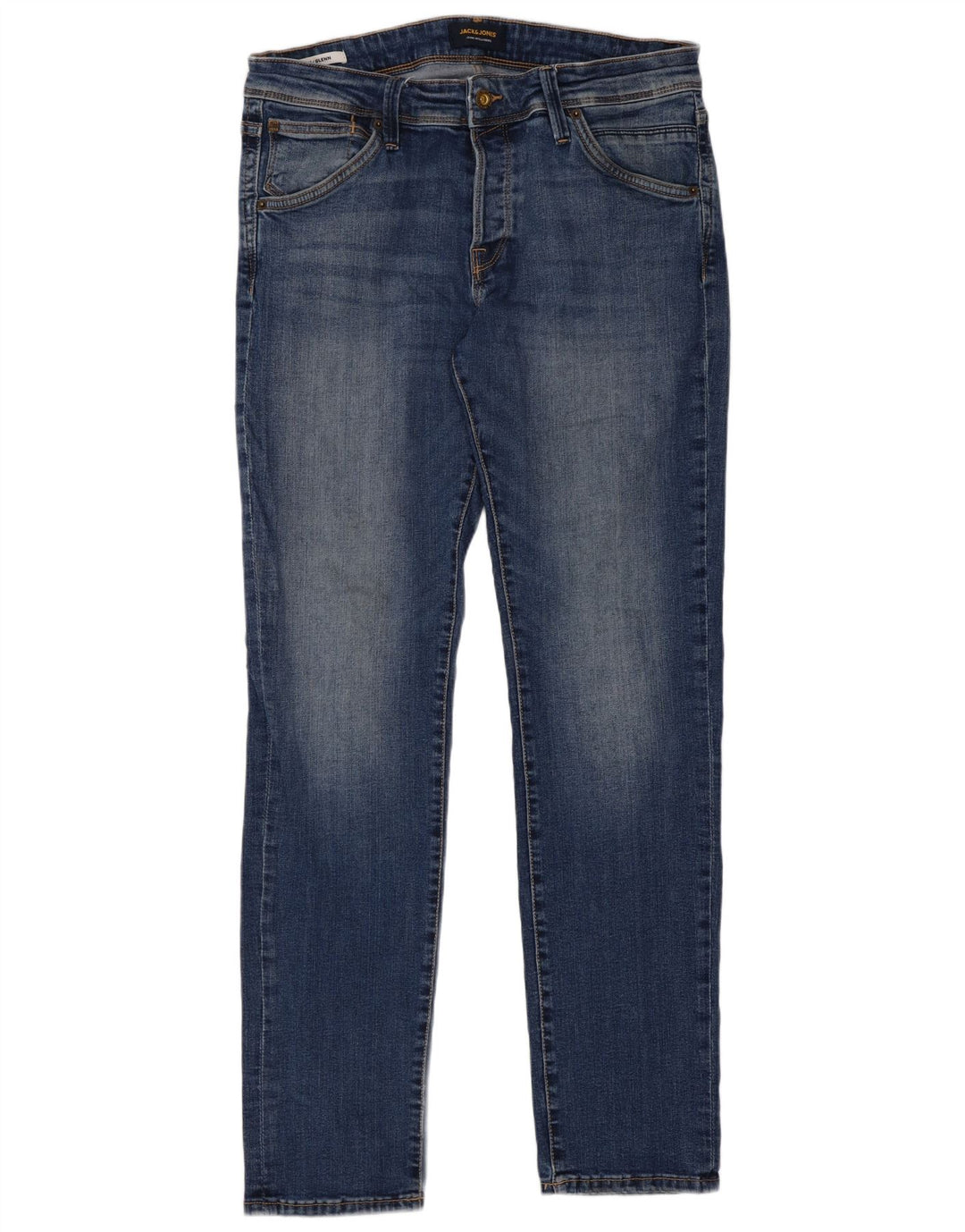 Мужские зауженные джинсы Jack & Jones GLENN W32 L32, синий хлопок