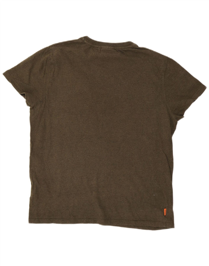 Мужская футболка Superdry Top 2XL Хаки Хлопок